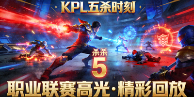 王者荣耀KPL职业联赛五杀时刻精彩回放视频封面